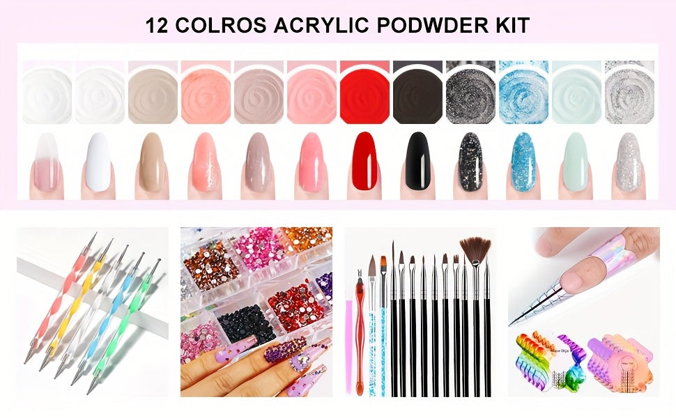 Nagelstudio-Set, Acrylnagel-Set 07 für Wohnzimmer und Zuhause – Detailansicht 12