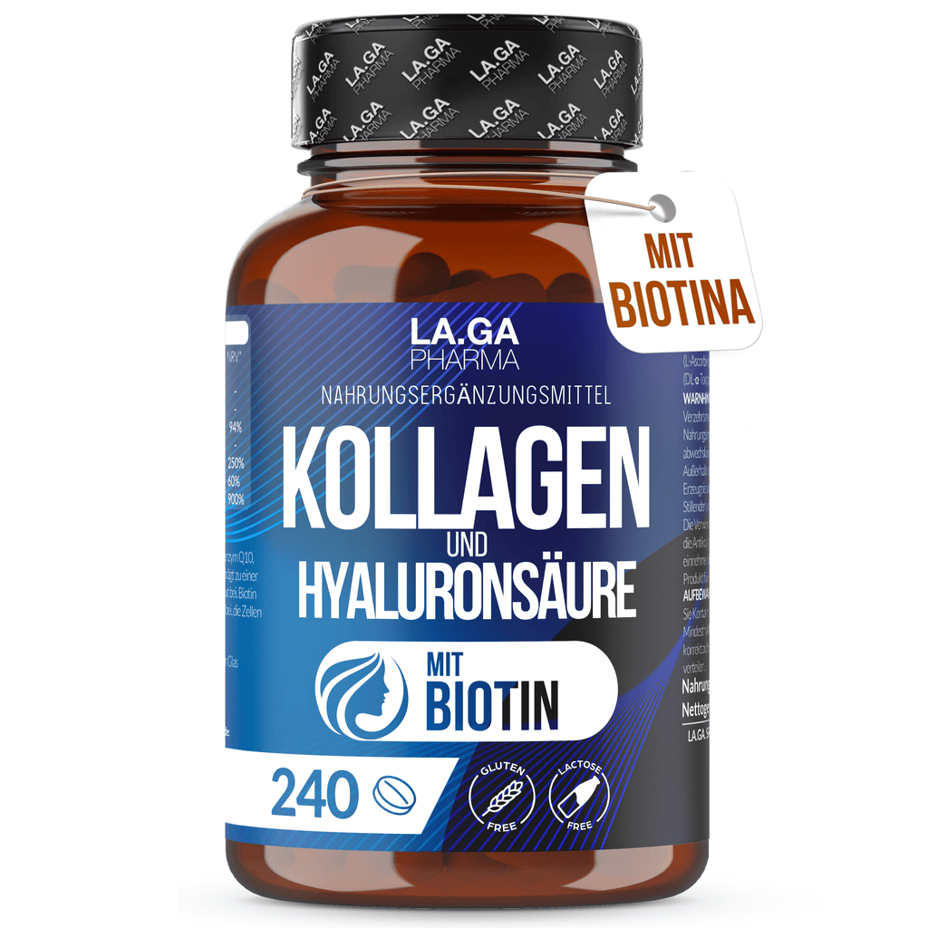 Nahrungsergänzungsmittel, 240 Tabletten (2000mg) für Haut und Pflege zu Hause – Hauptansicht