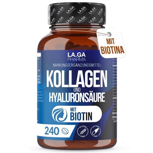Nahrungsergänzungsmittel, 240 Tabletten (2000mg) für Haut und Pflege zu Hause – Hauptansicht