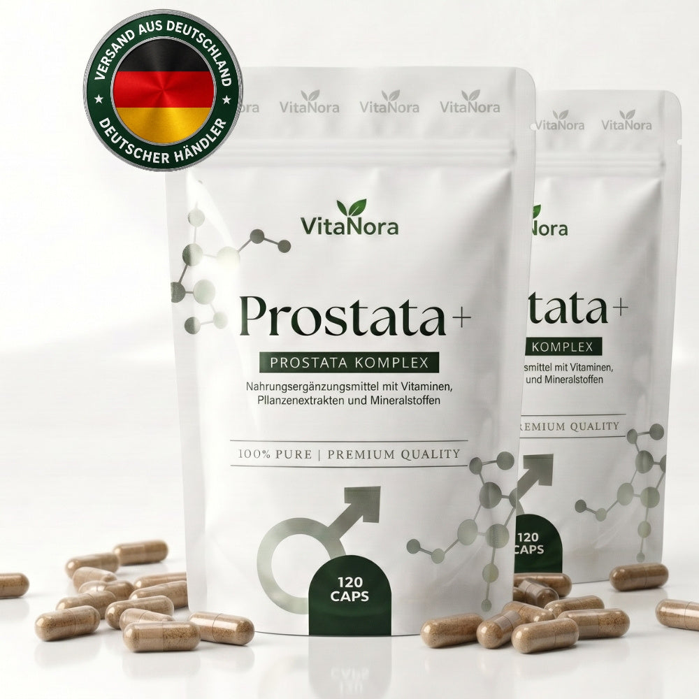 Nahrungsergänzungsmittel, 2x Prostata+ Komplex 240 Kapseln hochdosiert für Pflege zu Hause und Alltag – Detailansicht 3