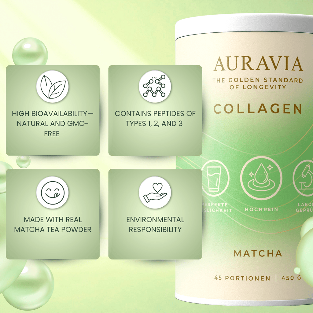 Nahrungsergänzungsmittel, AURAVIA® Kollagen Pulver 450 g Collagen Hydrolysat für Pflege zu Hause – Detailansicht 22