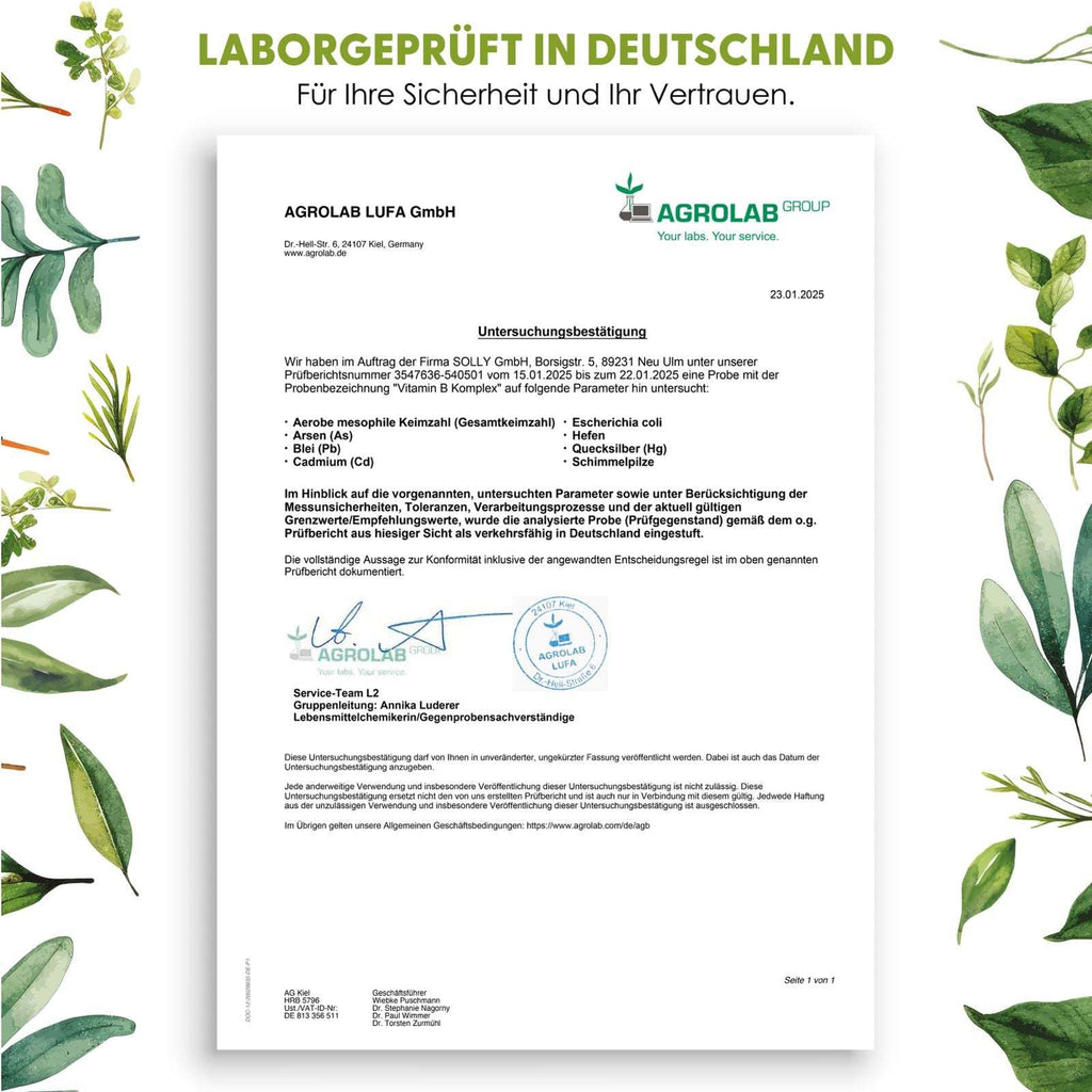 Nahrungsergänzungsmittel, B12) für Energie für Energie und Pflege zu Hause – Detailansicht 5