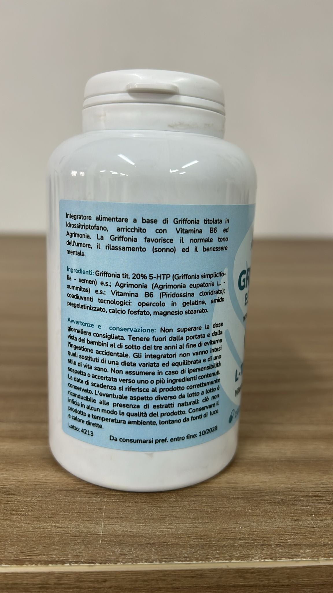 Nahrungsergänzungsmittel, L-Tryptophan und Vitamin B6 Hergestellt in Italien für Pflege zu Hause und Alltag – Detailansicht 6