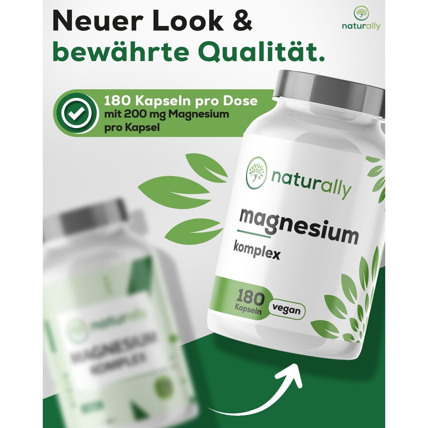 Nahrungsergänzungsmittel, Magnesium Komplex hochdosiert [180 Kapseln] 400mg für Pflege zu Hause und Alltag – Detailansicht 7