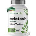 Nahrungsergänzungsmittel, naturally Melatonin Tabletten [180 vegane für Pflege zu Hause und Alltag – Hauptansicht
