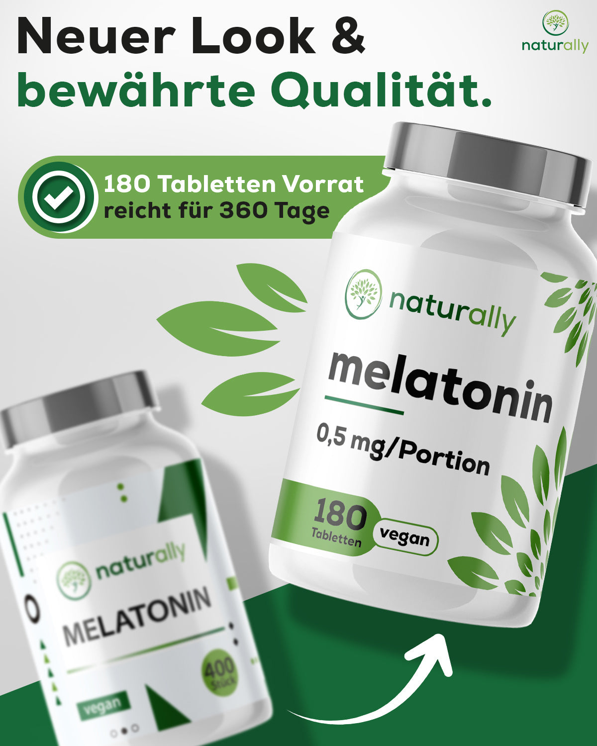 Nahrungsergänzungsmittel, naturally Melatonin Tabletten [180 vegane für Pflege zu Hause und Alltag – Detailansicht 11