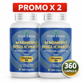 Nahrungsergänzungsmittel, [PROMOTION 2 Stück] 2 Magnesium Bisglycinat für Pflege zu Hause – Hauptansicht