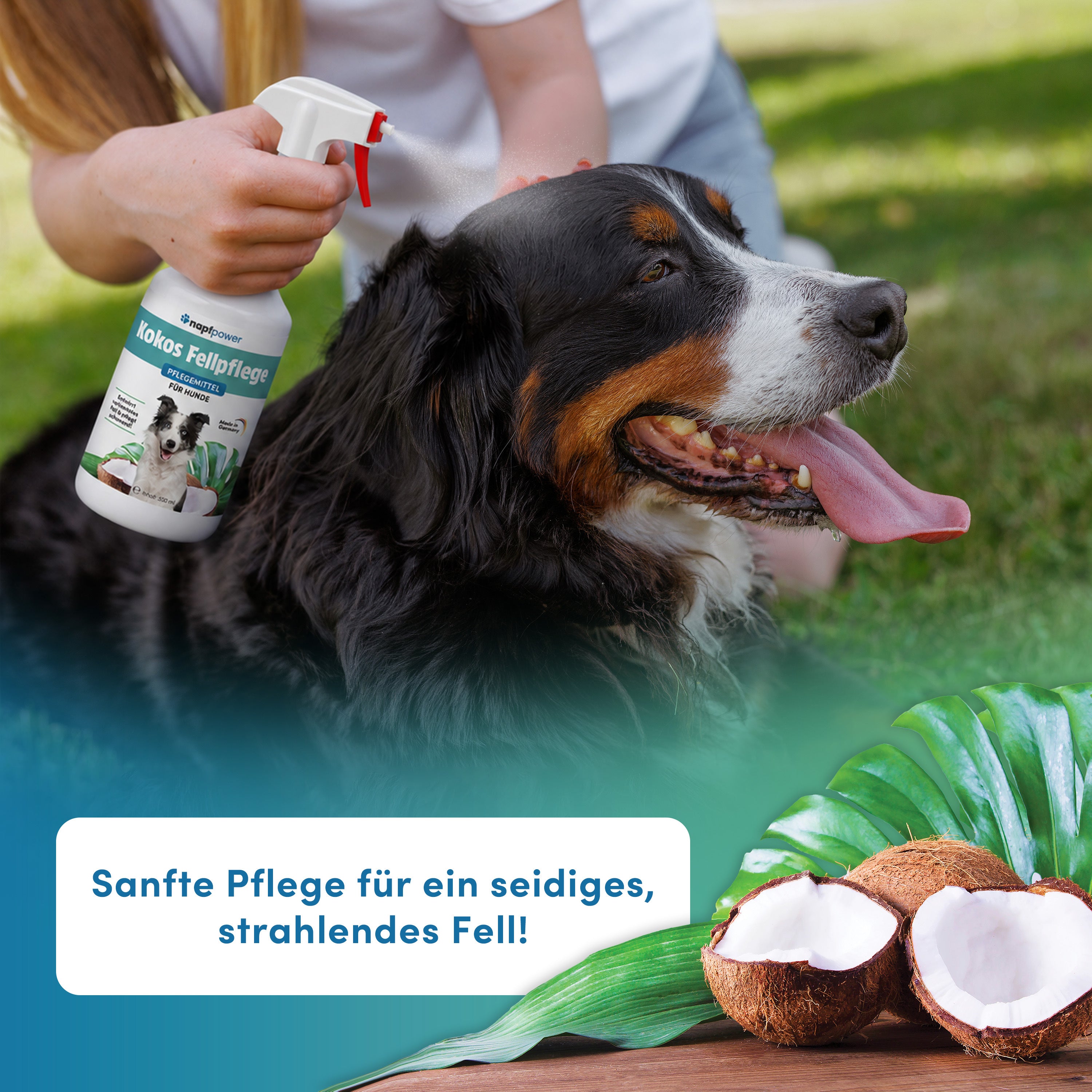 napfpower® Fellspray Hund, 250 ml für Haustiere und Zuhause – Detailansicht 10