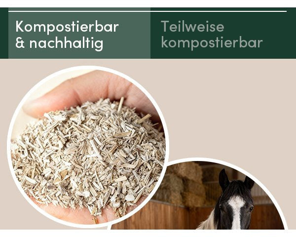 napfpower® Hanfeinstreu, 14 kg für Hühner und Kleintiere – Detailansicht 16