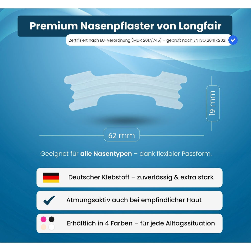 Nasenpflaster extra stark, 50 Stück für Pflege zu Hause und Alltag – Detailansicht 2