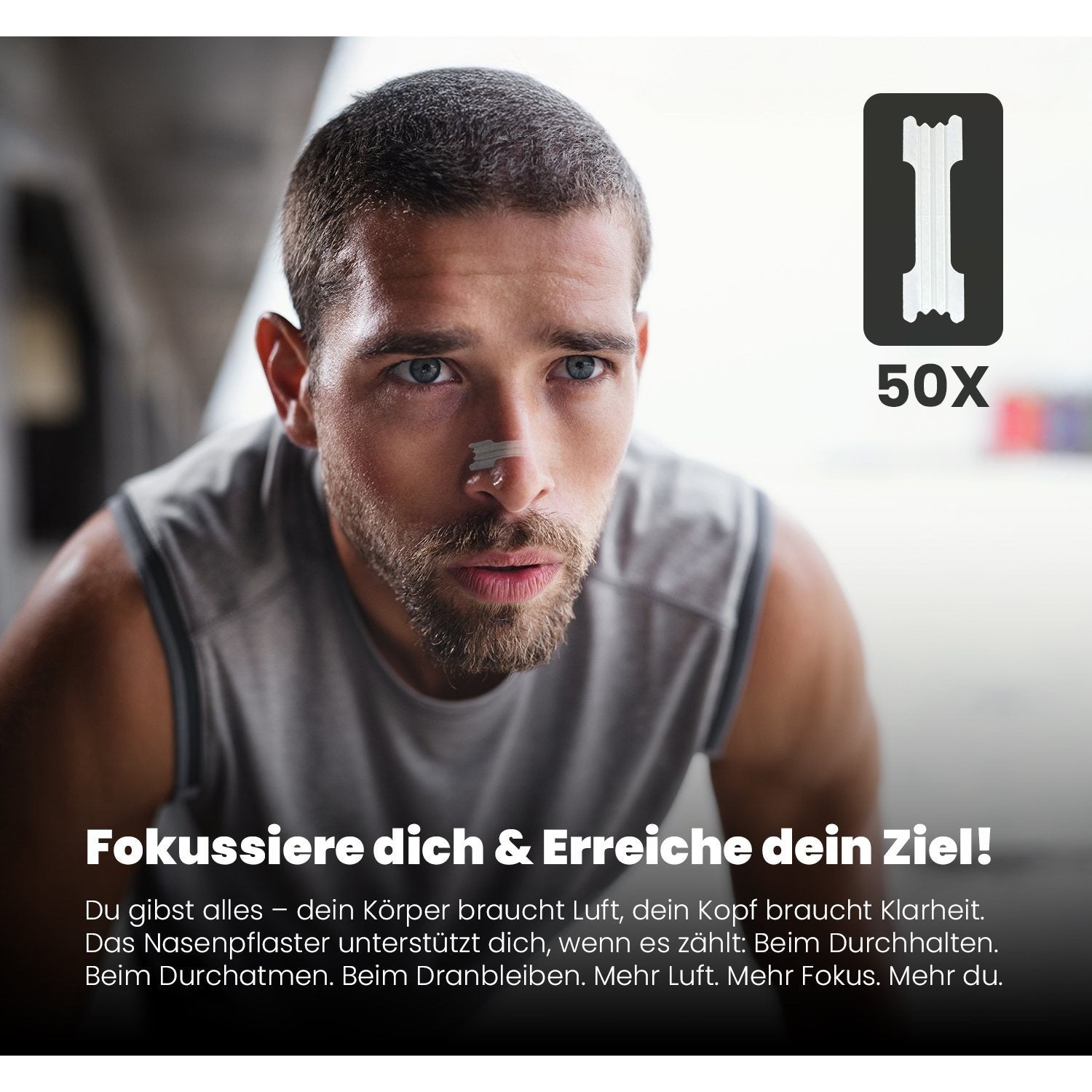 Nasenpflaster extra stark, 50 Stück für Pflege zu Hause und Alltag – Detailansicht 4