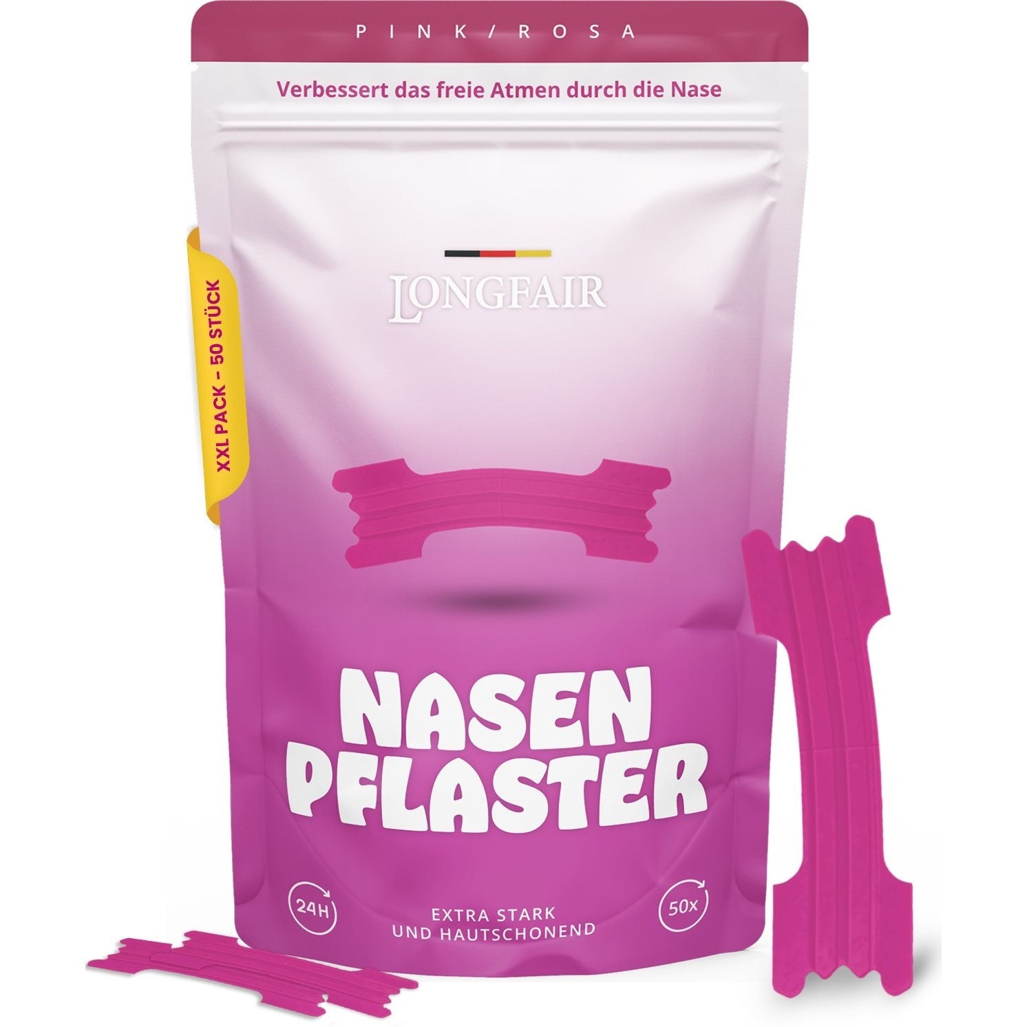 Nasenpflaster extra stark, 50 Stück für Pflege zu Hause und Alltag – Detailansicht 5