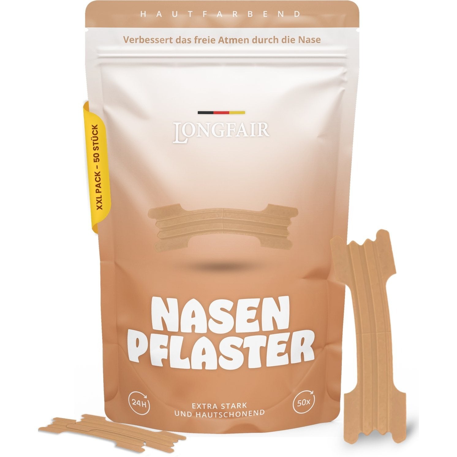 Nasenpflaster extra stark, 50 Stück für Pflege zu Hause und Alltag – Detailansicht 7