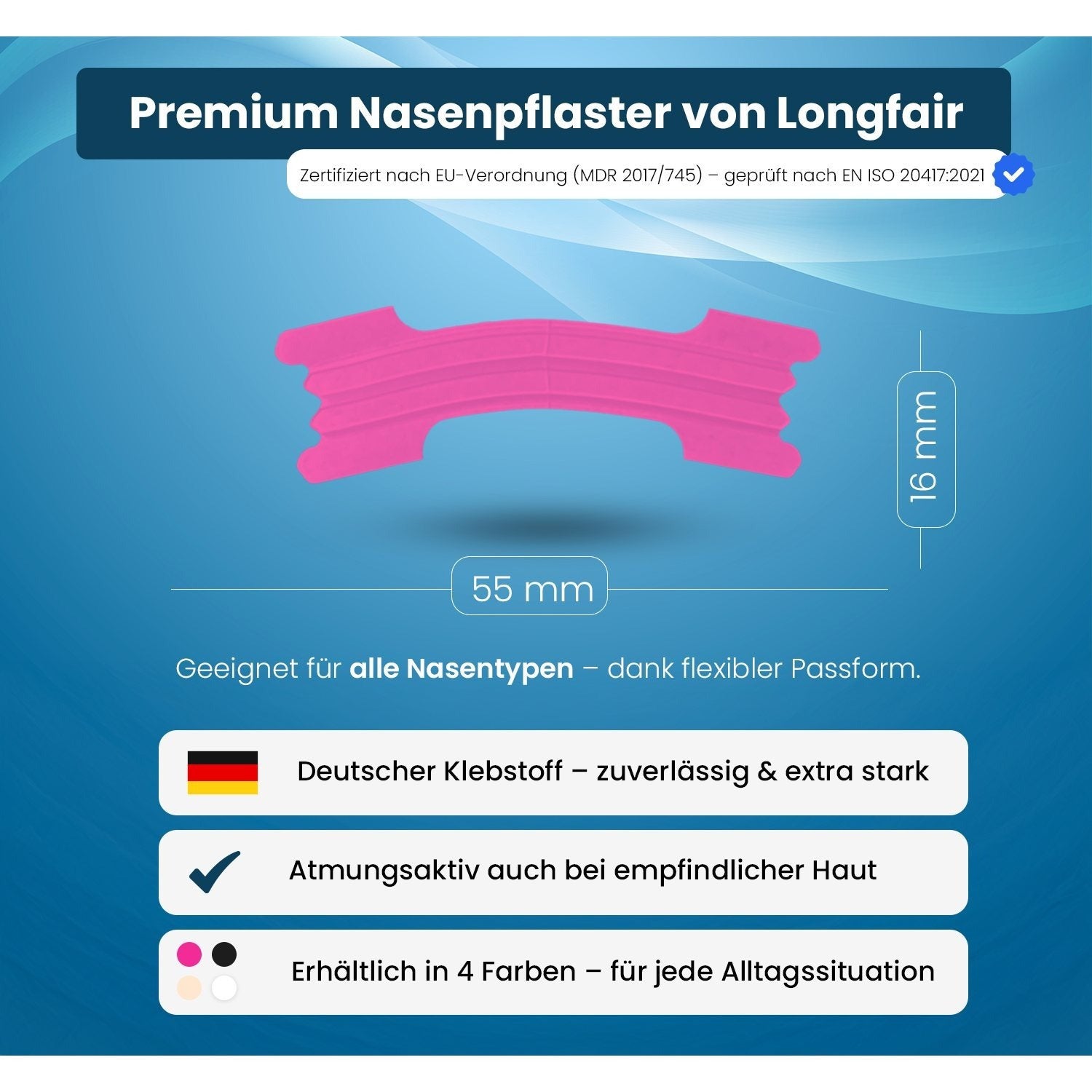 Nasenpflaster extra stark, 50 Stück für Pflege zu Hause und Alltag – Detailansicht 11