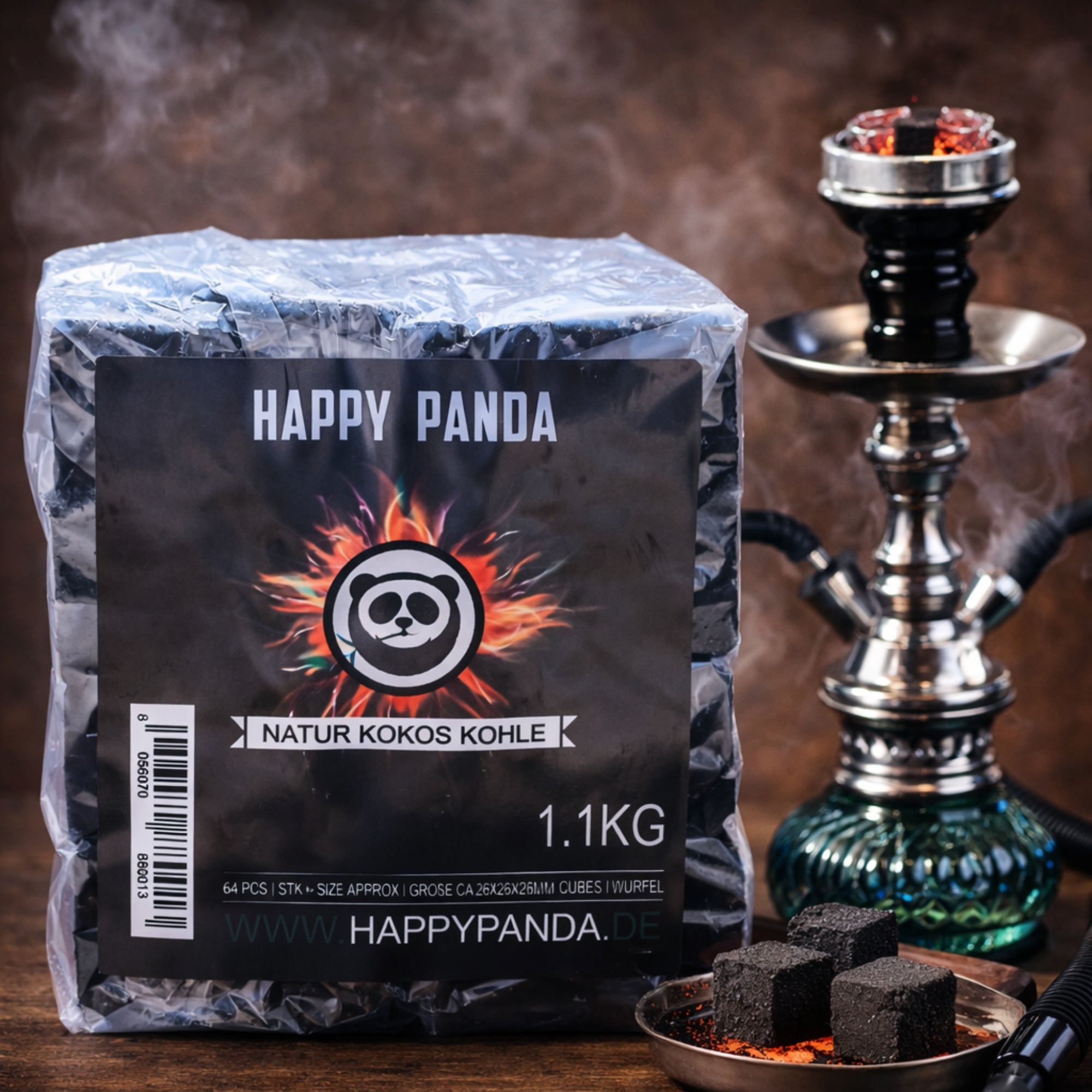NATUR KOKOS KOHLE, 1,1 kg für Shisha und Hookah – Hauptansicht