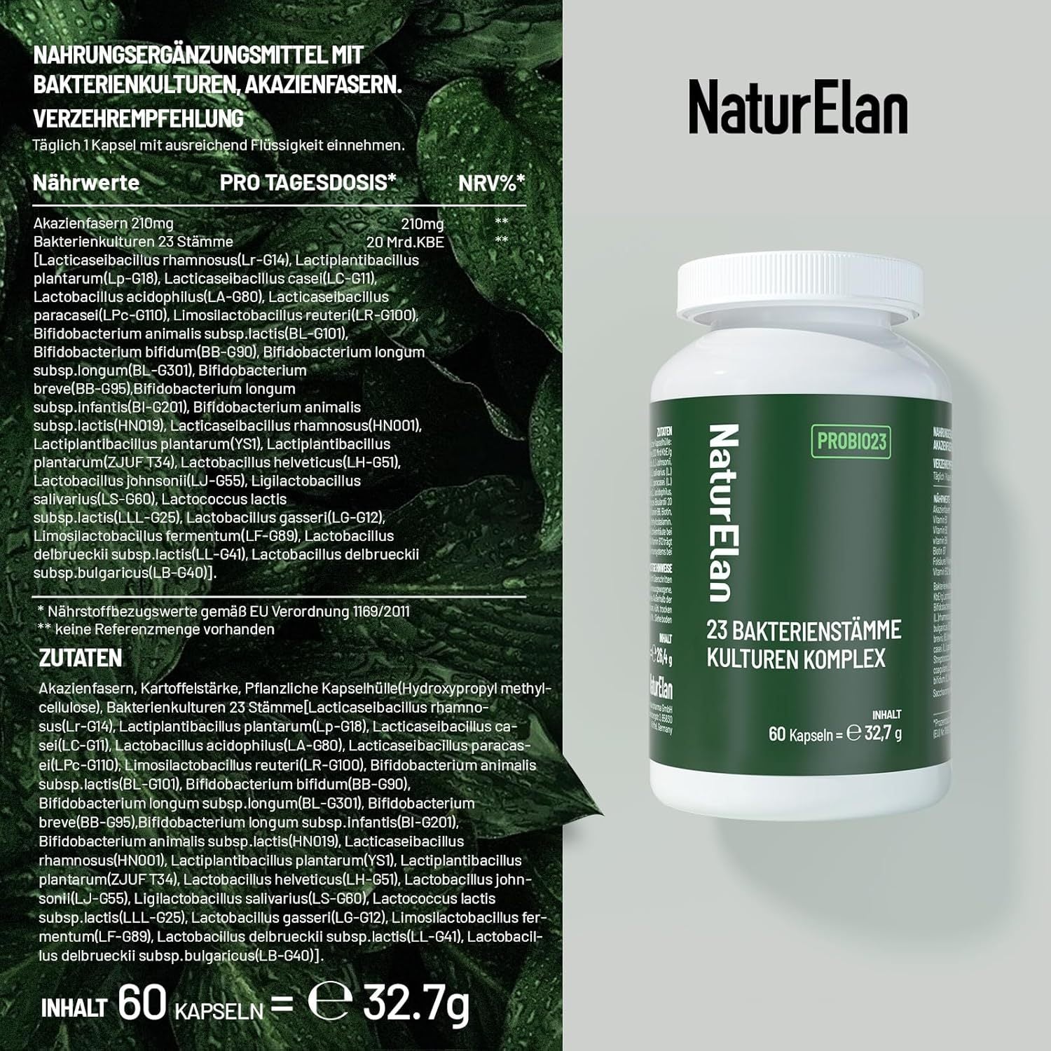 NaturElan Vegane Kapseln für Pflege zu Hause und Alltag – Detailansicht 2