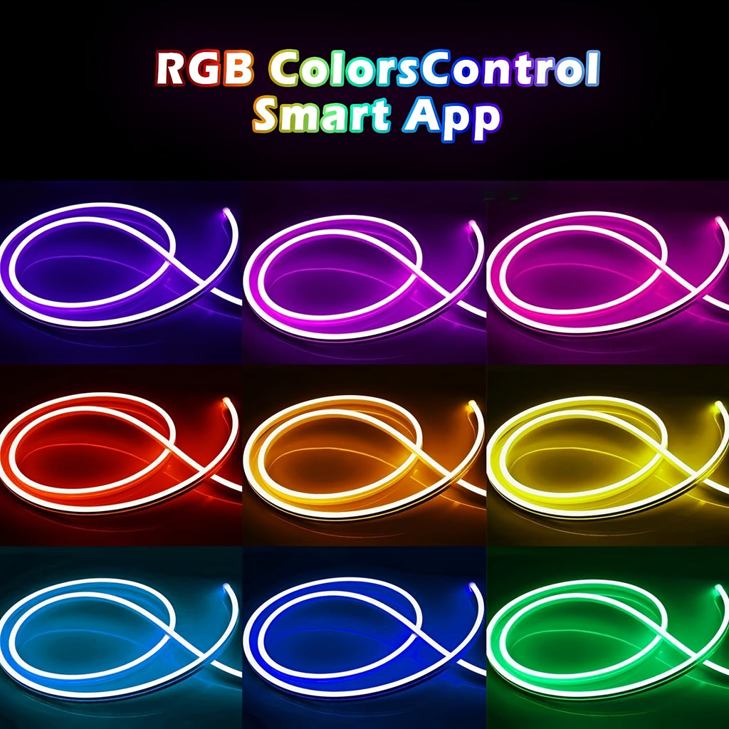Neon LED Lichterkette, LED-Beleuchtung für Schlafzimmer und Bett – Detailansicht 2