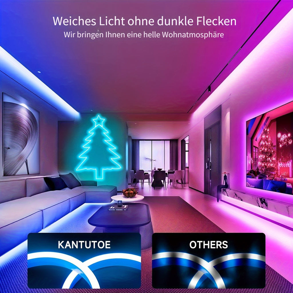 Neon LED Lichterkette, LED-Beleuchtung für Schlafzimmer und Bett – Detailansicht 8
