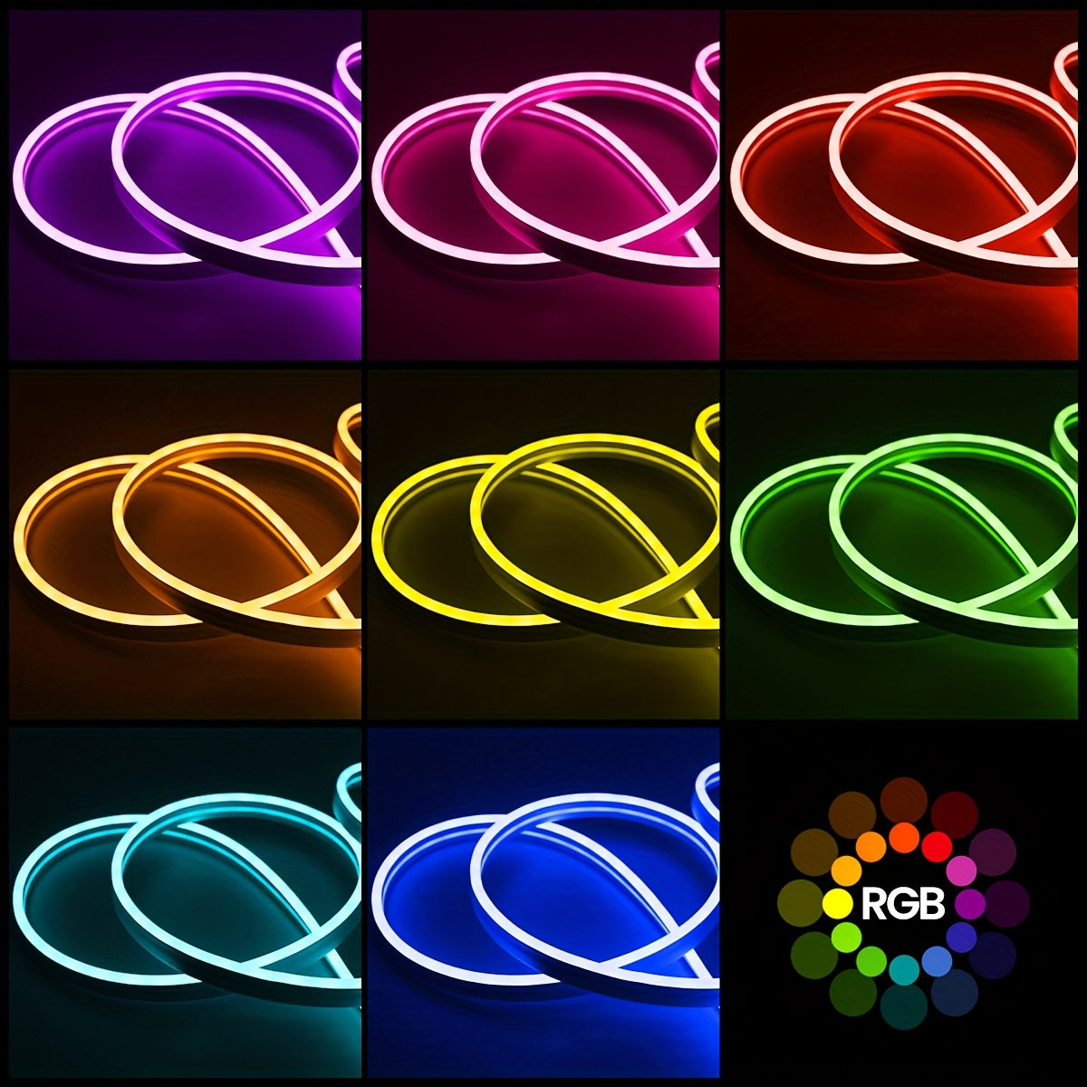 Neonlichter, 15M für Bett und Schlafzimmer – Detailansicht 5