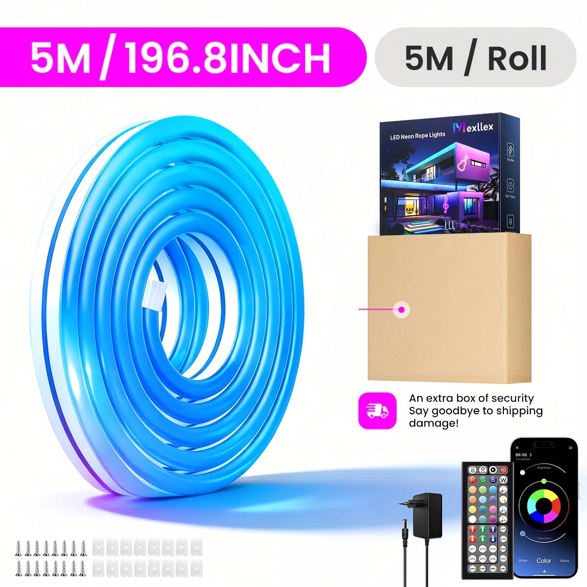 Neonlichter, 15M für Bett und Schlafzimmer – Detailansicht 6
