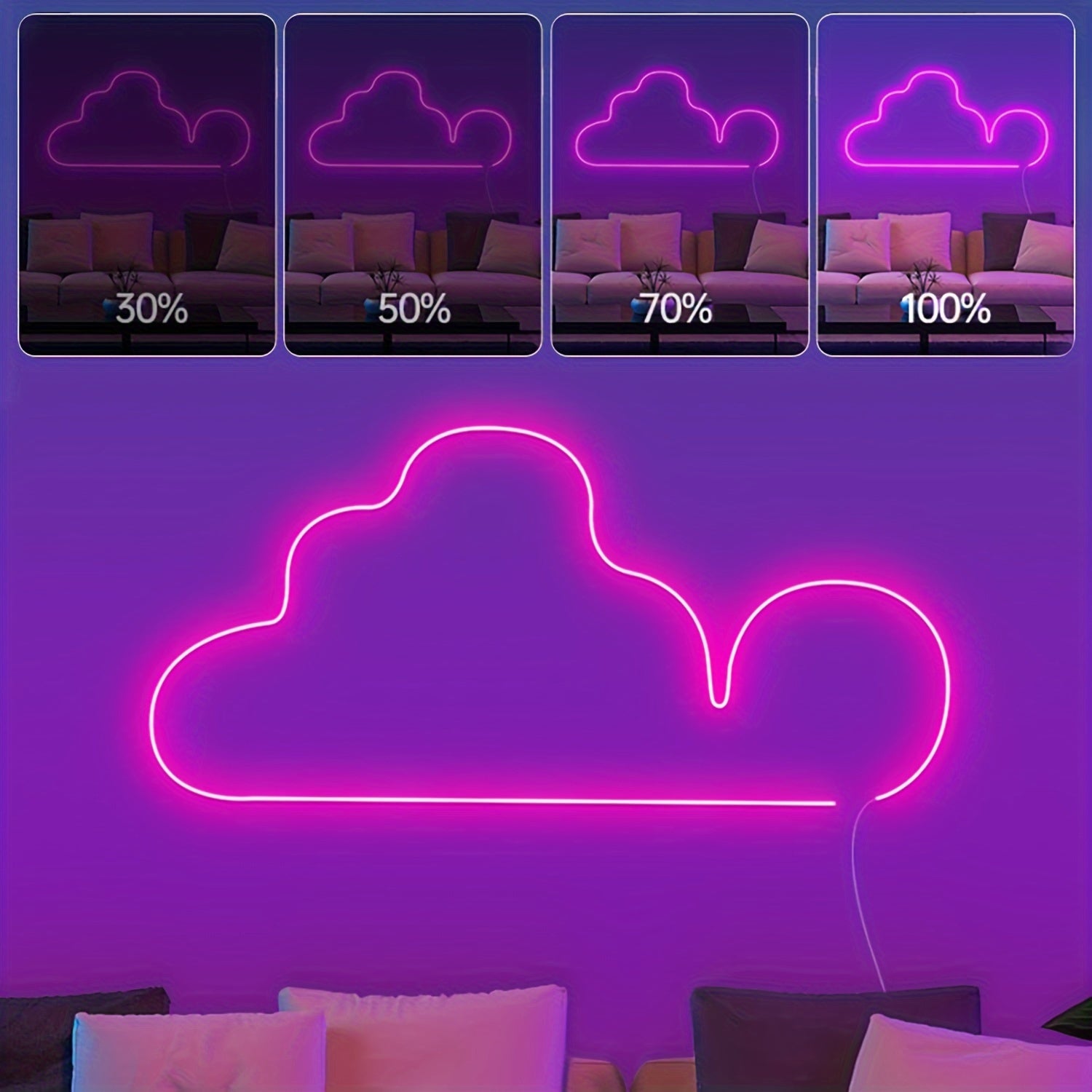 Neonlichter, 15M für Schlafzimmer – Detailansicht 15