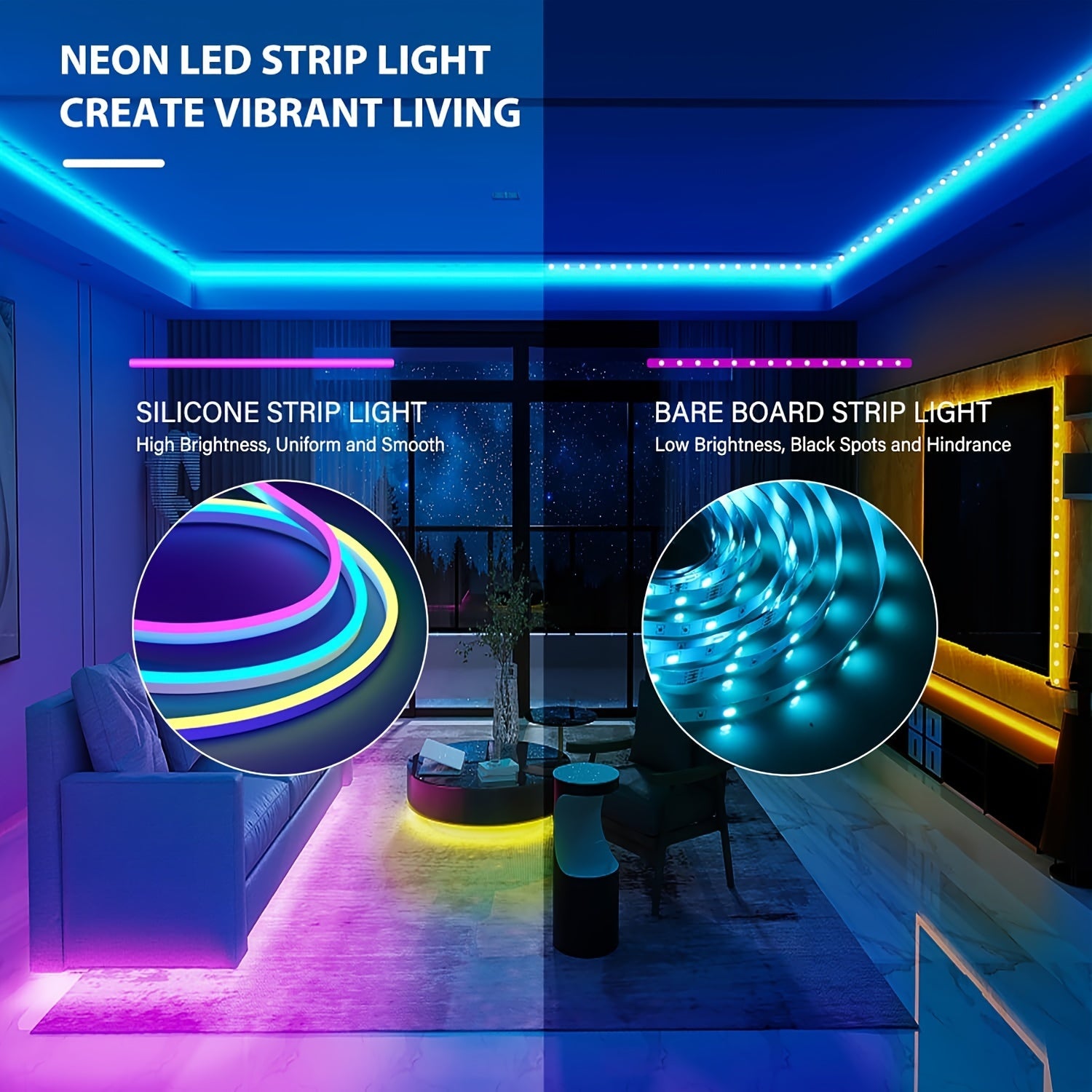 Neonlichter, 15M für Schlafzimmer – Detailansicht 16