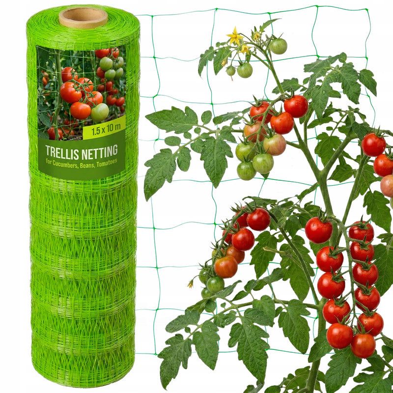 Netz für Kletterpflanzen, 1,5 × 10 m für Garten und Terrasse – Detailansicht 8