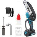 Neu verbesserte kabellose Mini-Kettensäge, Werksausgang für Garten und Terrasse – Detailansicht 2