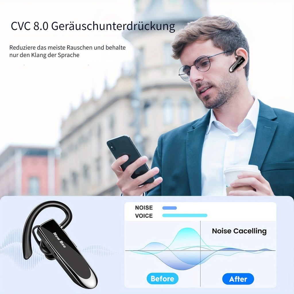 New Bee Einzelohm-Wireless-Earbuds, kabellos für Fahrzeug und unterwegs – Detailansicht 4