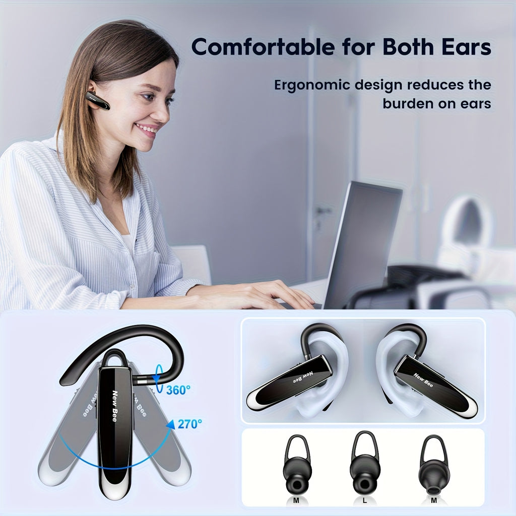 New Bee Einzelohm-Wireless-Earbuds, kabellos für Fahrzeug und unterwegs – Detailansicht 10
