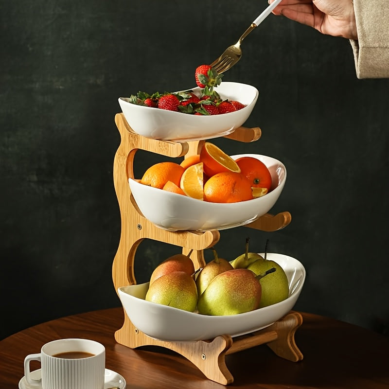 Obstkorb, 3 Schicht für Küche und Essbereich – Detailansicht 6