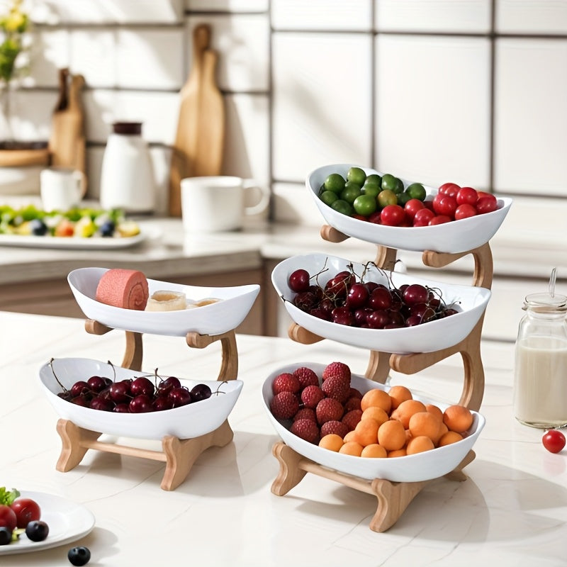 Obstkorb, 3 Schicht für Küche und Essbereich – Detailansicht 11