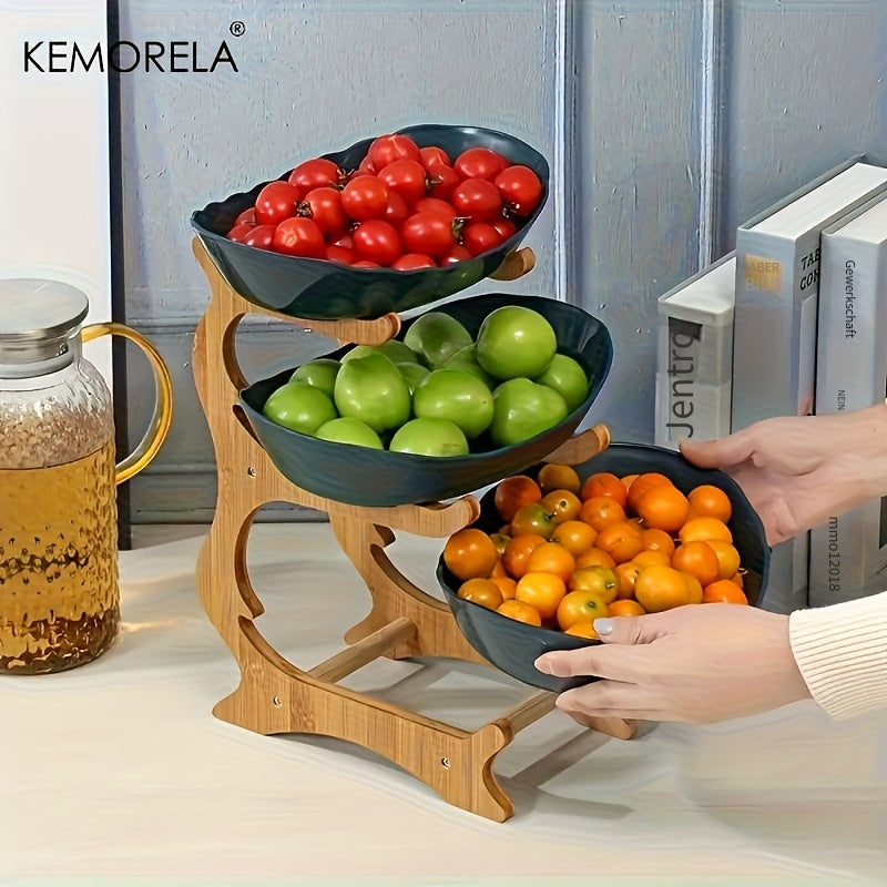 Obstkorb, Holz für Küche und Essbereich – Hauptansicht