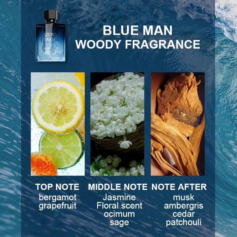 Ocean Herrenparfüm, 50 Ml für Männer und Pflege zu Hause – Detailansicht 2