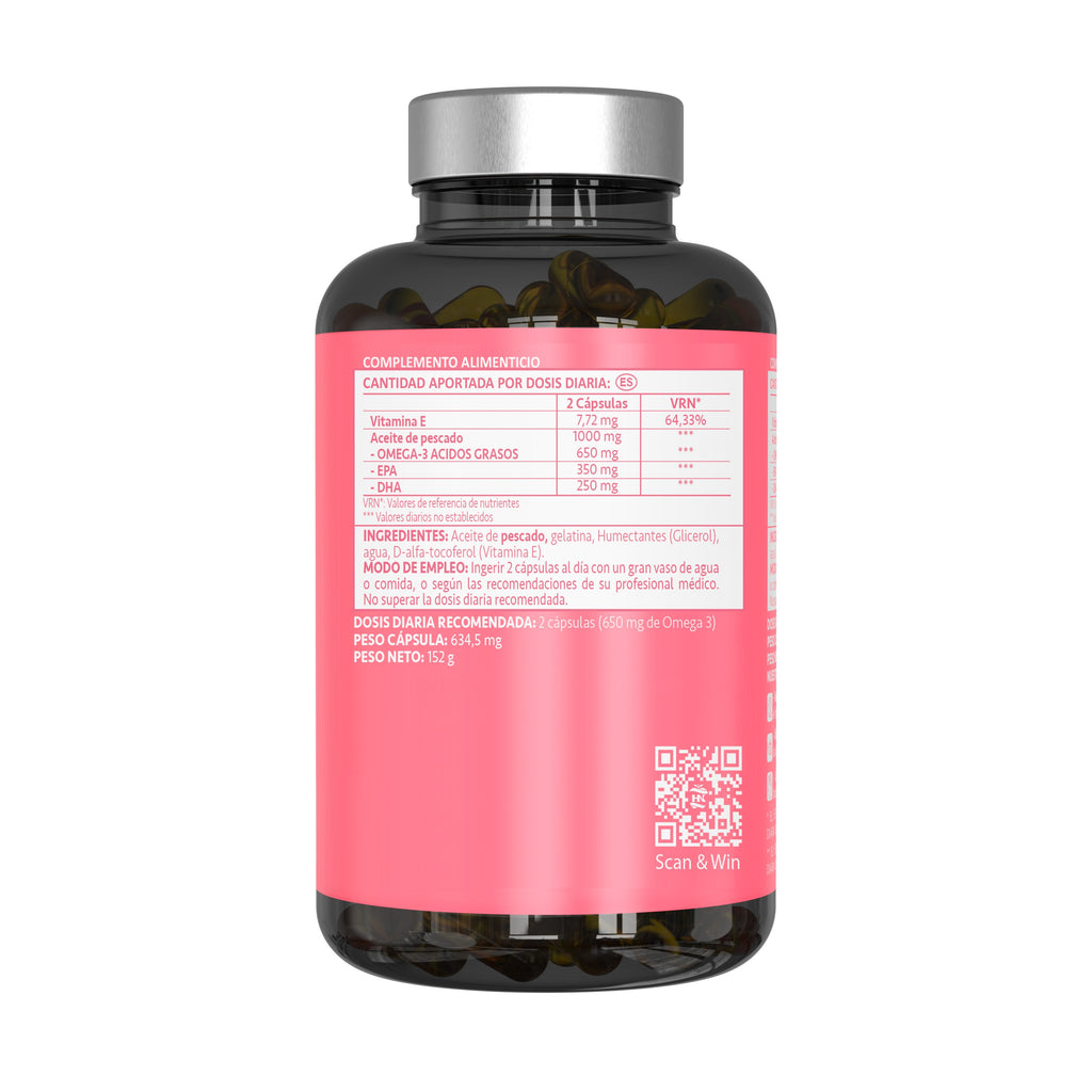 Omega-3-Fischöl-Kapseln, 2er Pack für Pflege zu Hause und Alltag – Detailansicht 3