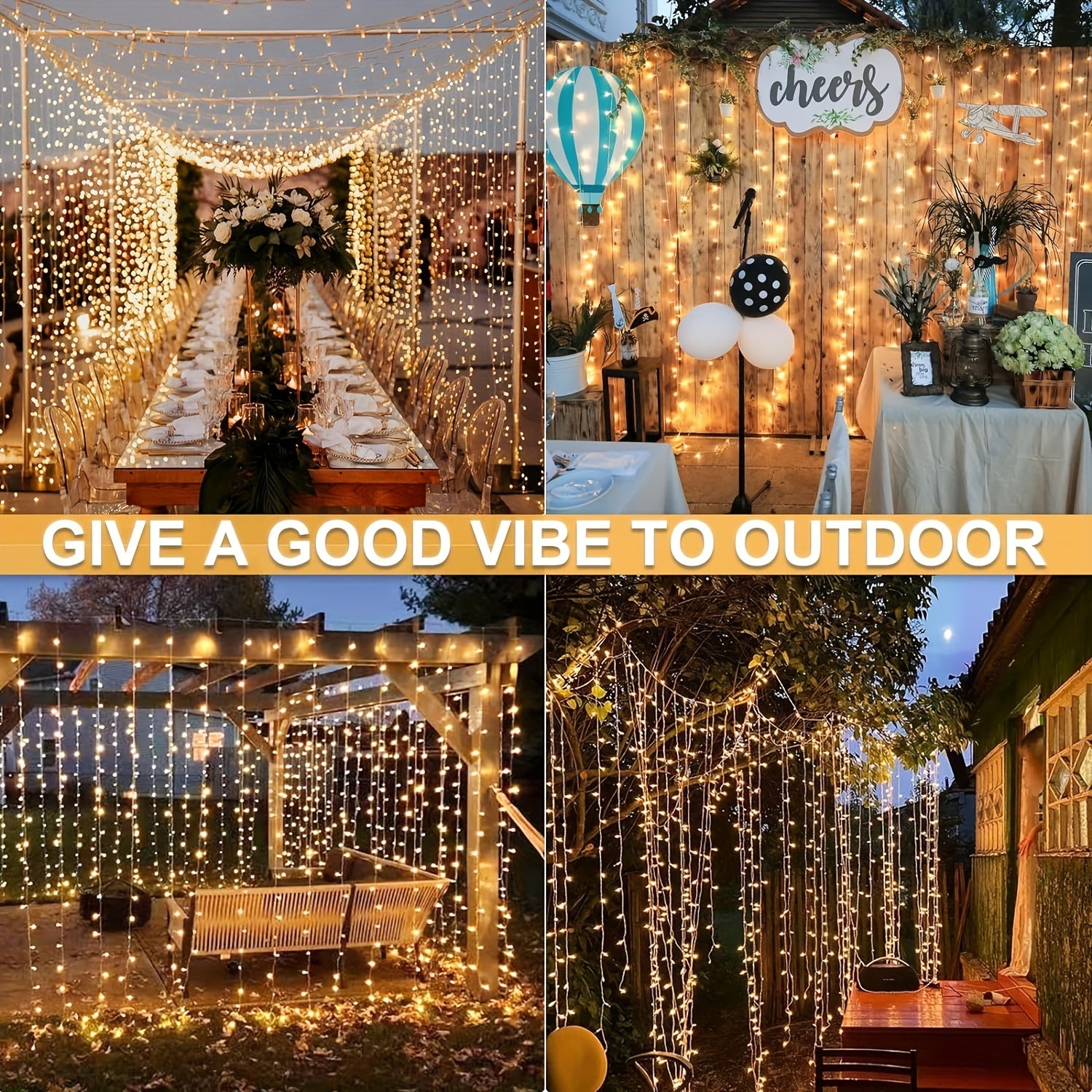 Outdoor-Fairy-Lights, LED-Beleuchtung für Schlafzimmer und Bett – Detailansicht 8