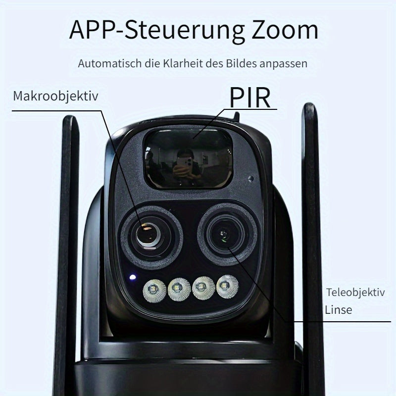 P Outdoor Dual-Lens Automatischer Zoom, 5G für Fahrzeug und unterwegs – Detailansicht 4