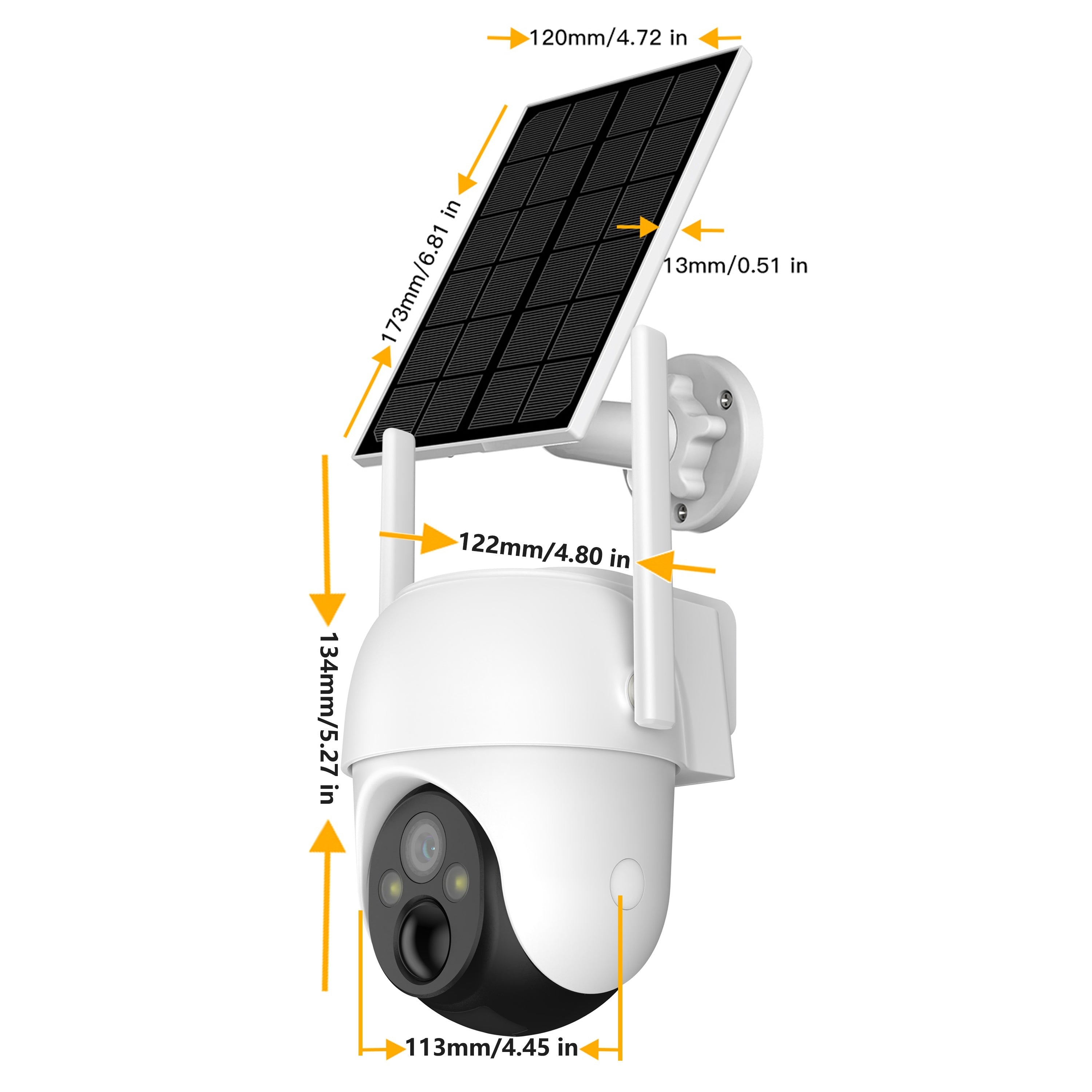 P Outdoor PTZ-Kamera, 5200mAh für Zuhause und unterwegs – Detailansicht 2