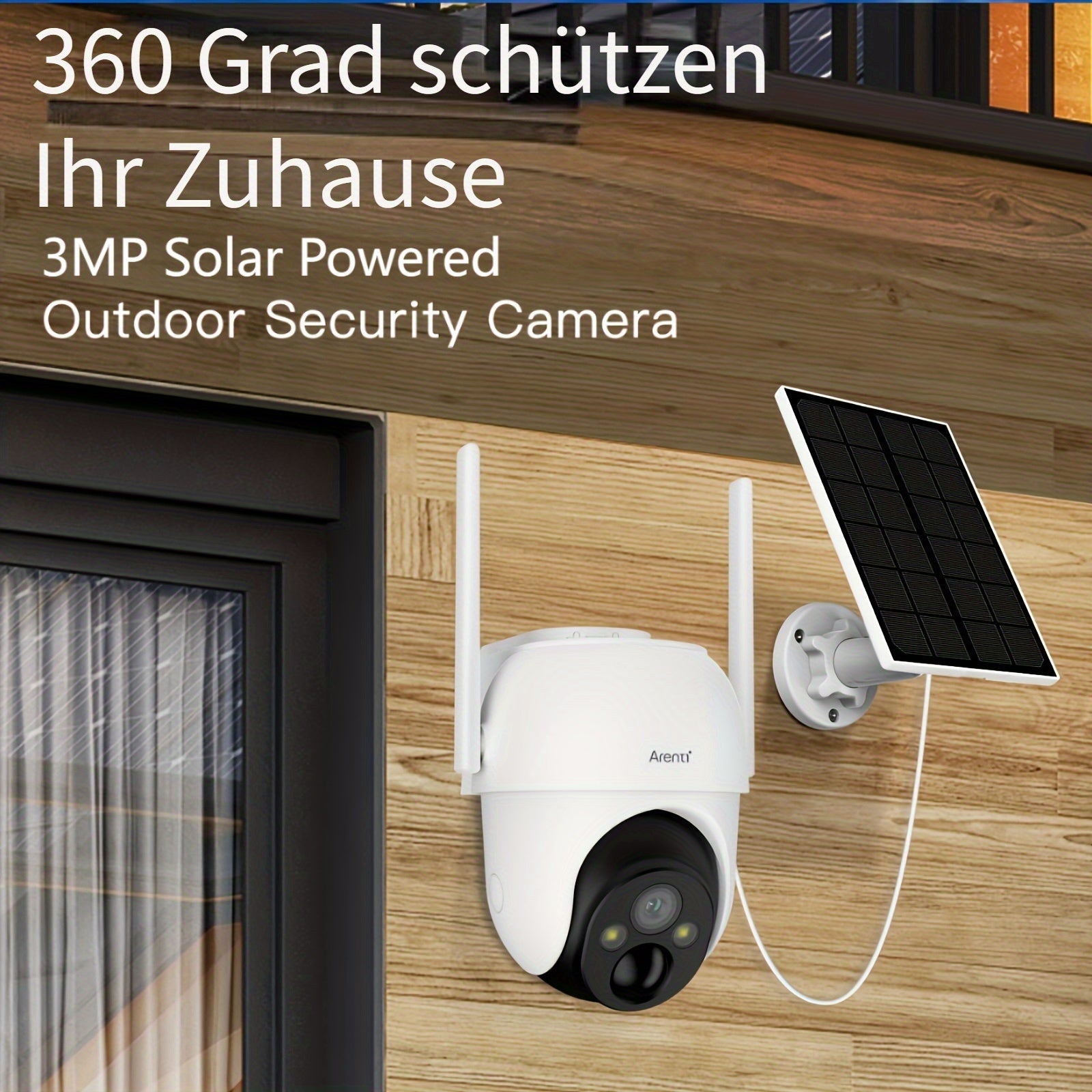 P Outdoor PTZ-Kamera, 5200mAh für Zuhause und unterwegs – Detailansicht 8