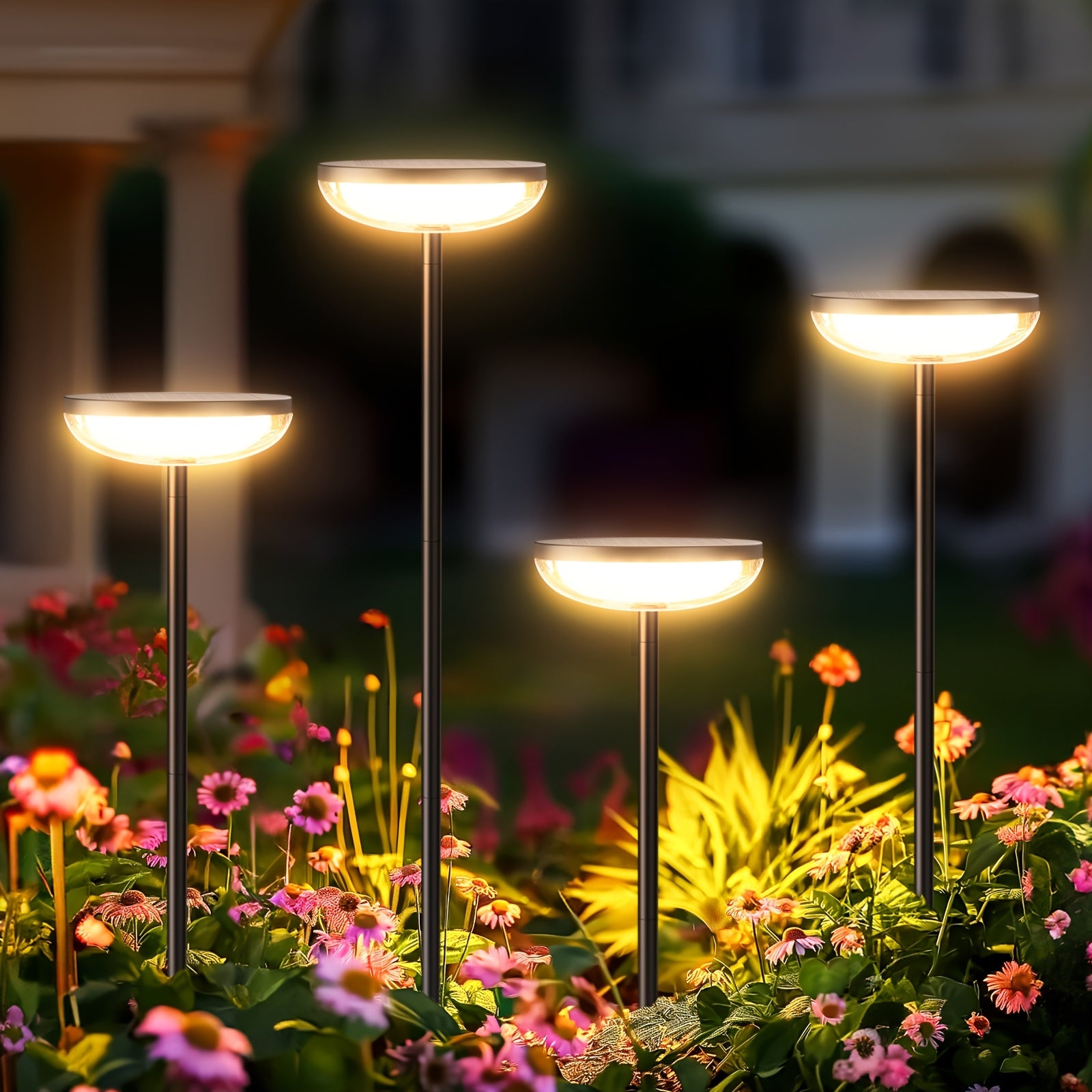 / Pack Solar Gartenleuchten, 78,74 cm für Garten und Terrasse – Hauptansicht
