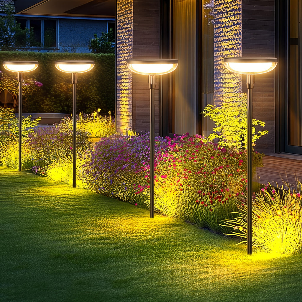 / Pack Solar Gartenleuchten, 78,74 cm für Garten und Terrasse – Detailansicht 3
