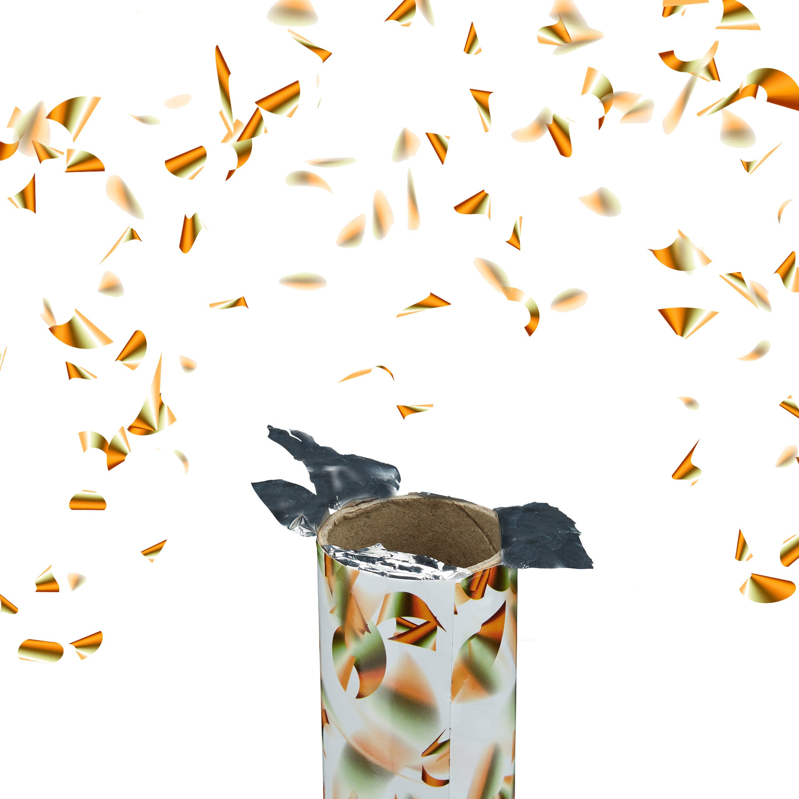 Party Popper in Gold, 40 cm für Spielzimmer und Zuhause – Detailansicht 6