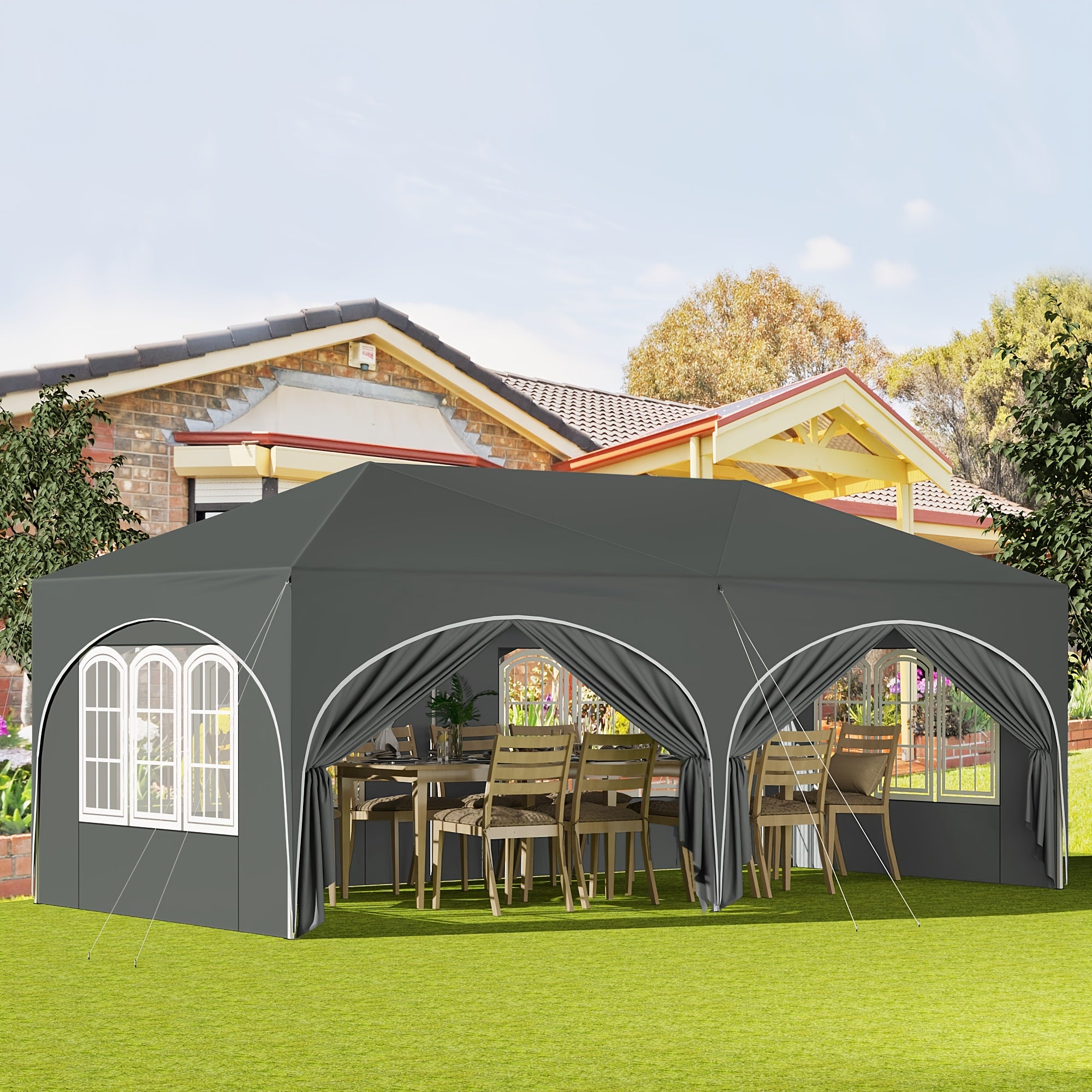 Pavillon, wasserdicht für Garten und Terrasse – Detailansicht 2