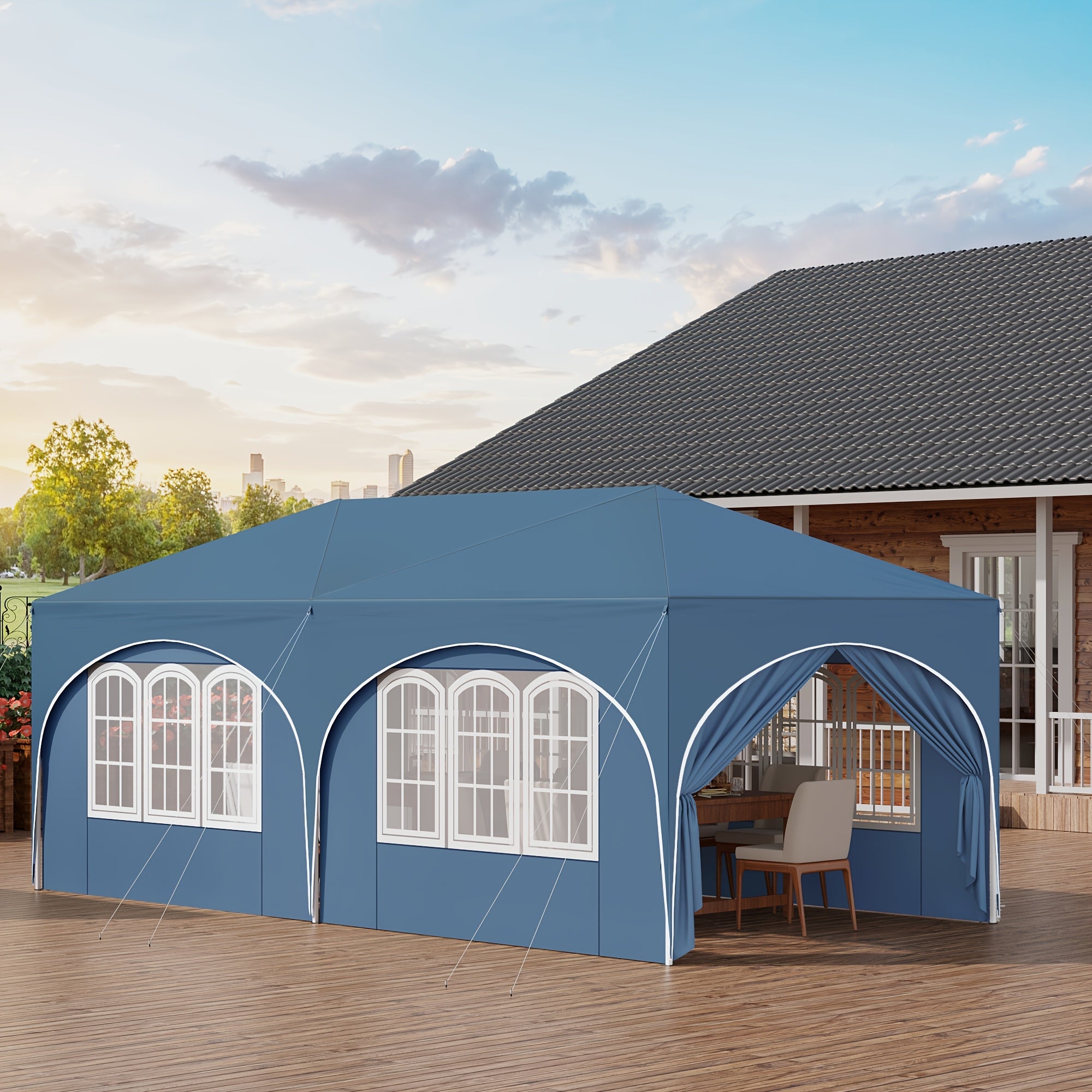 Pavillon, wasserdicht für Garten und Terrasse – Detailansicht 4