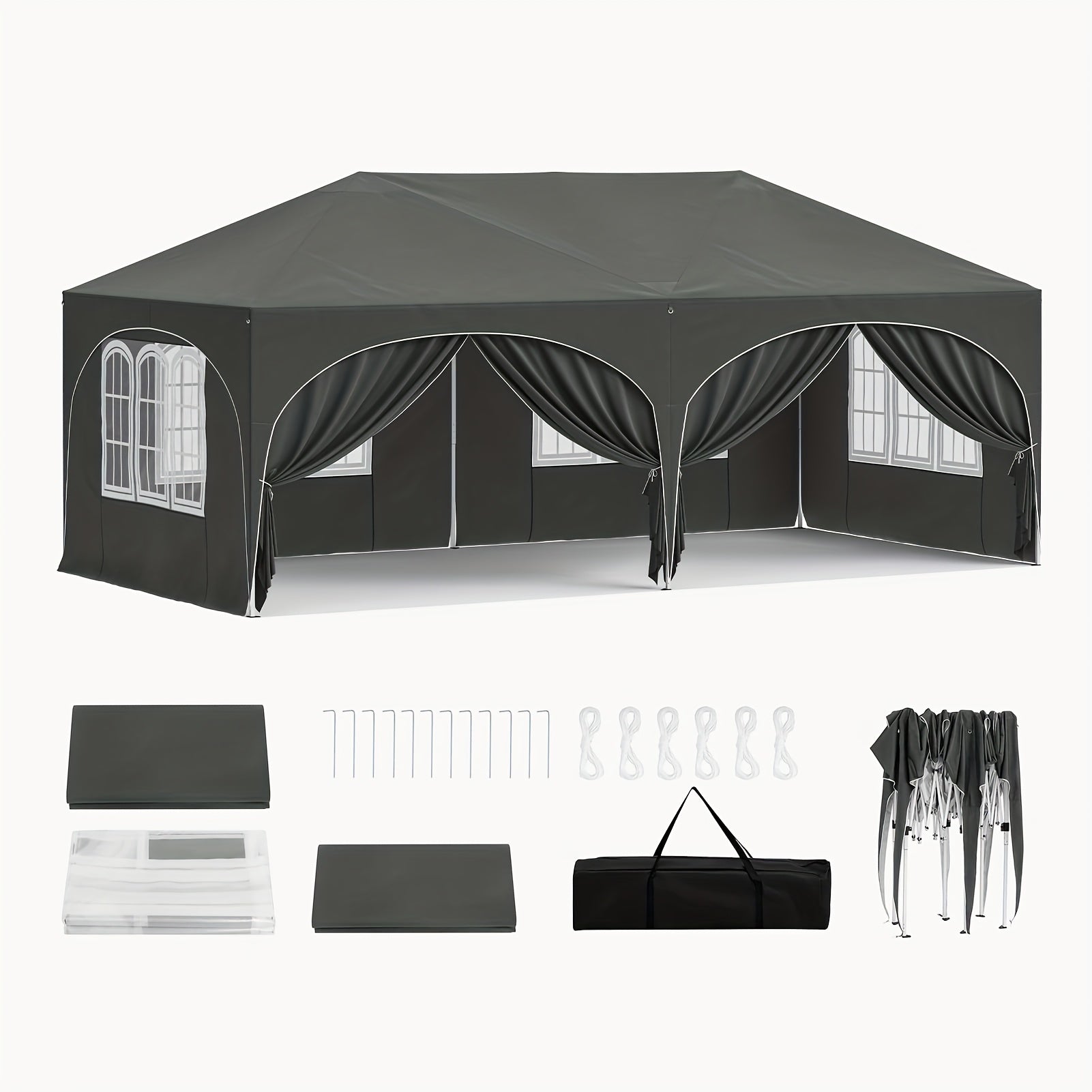 Pavillon, wasserdicht für Garten und Terrasse – Detailansicht 5