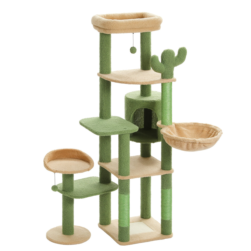 Pawz Road Cactus Katzenbaum Turm, 150 cm für Haustiere und Zuhause – Detailansicht 2