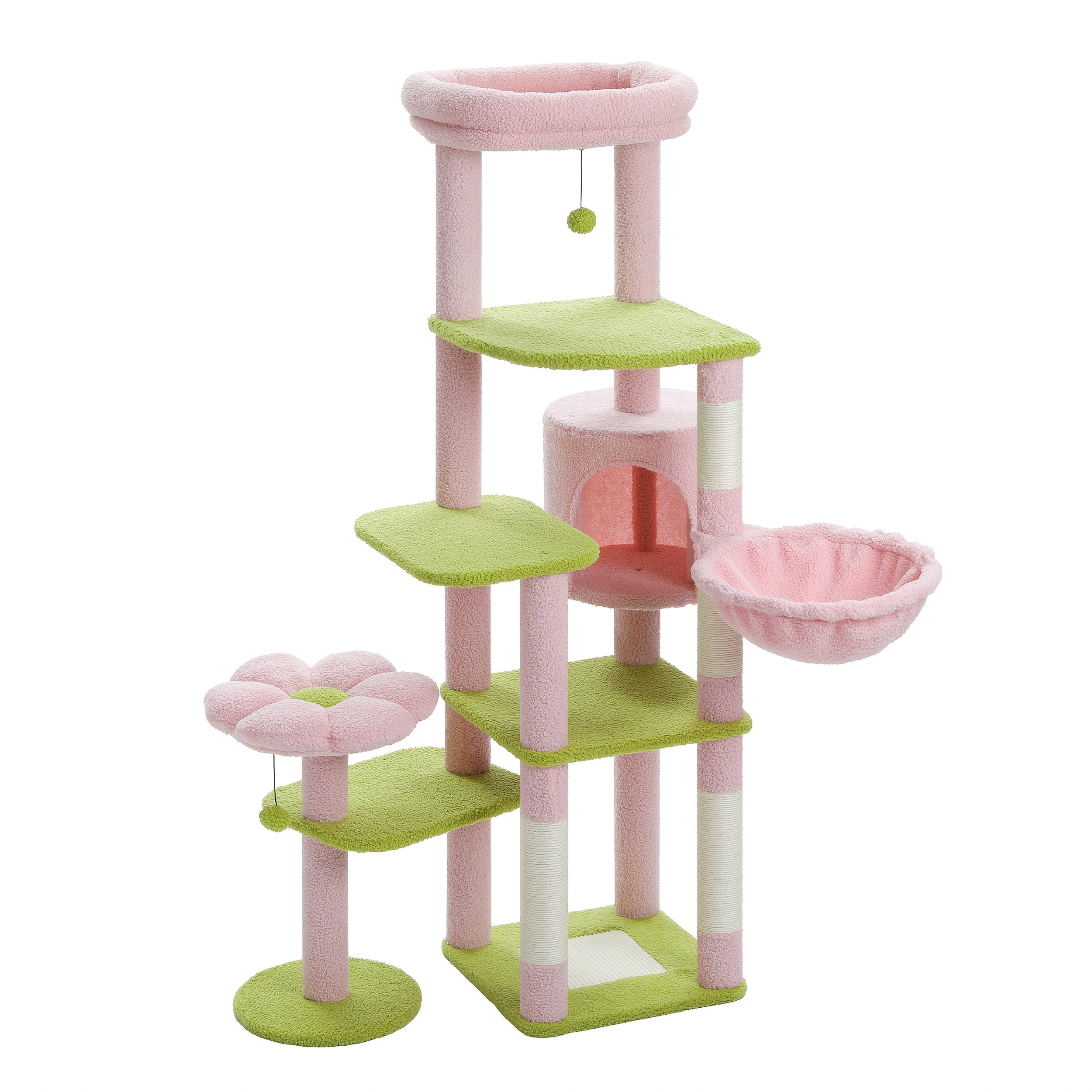 Pawz Road Cactus Katzenbaum Turm, 150 cm für Haustiere und Zuhause – Detailansicht 6