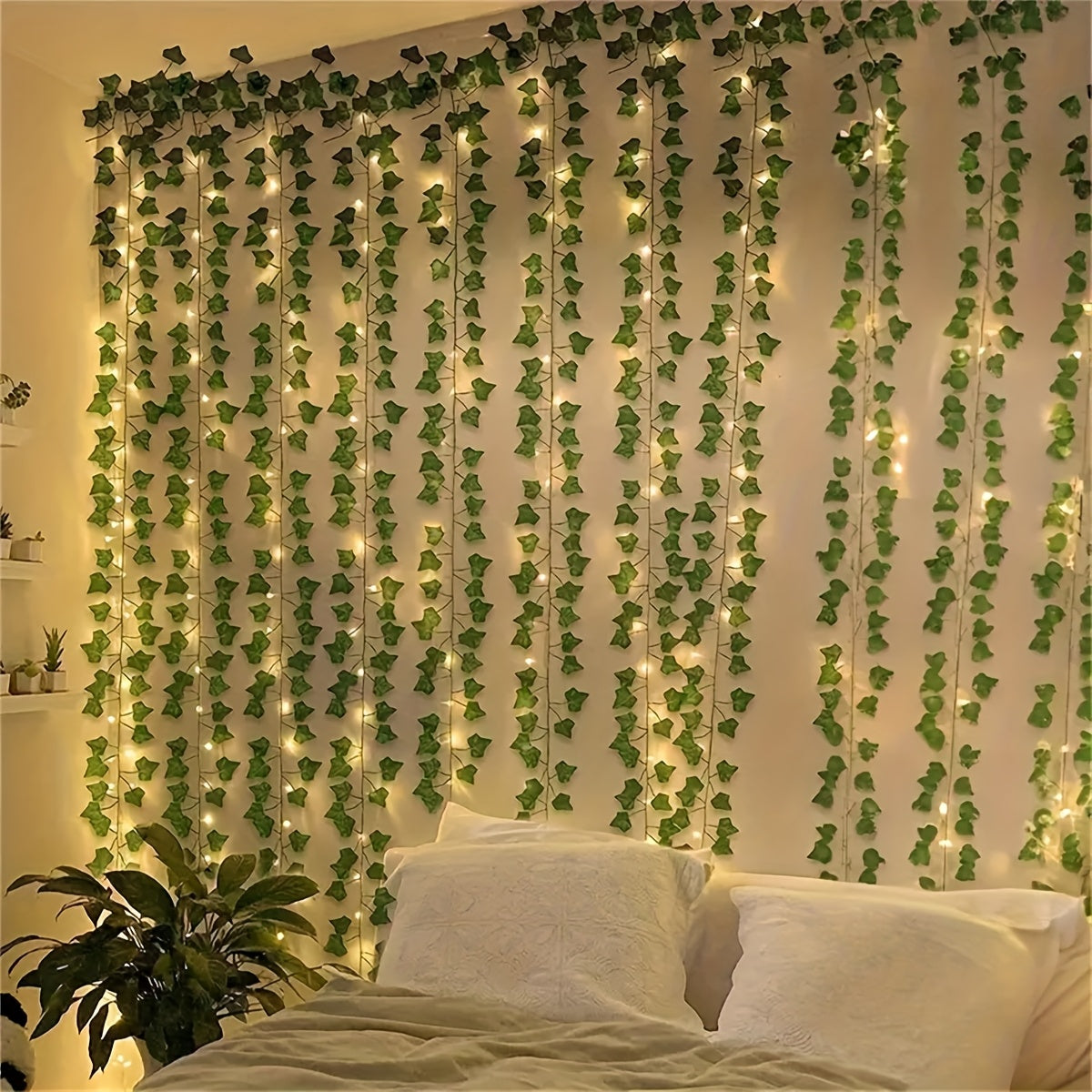 Pflanzen, LED-Beleuchtung für Schlafzimmer und Bett – Hauptansicht