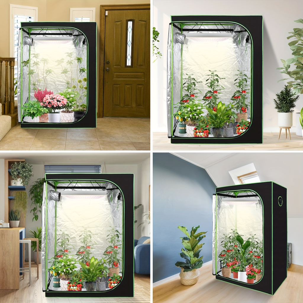 Pflanzen, wasserdicht für Pflanzen Lichtdicht und Wasserdicht Kulturzelt Indoor Growbox – Detailansicht 2