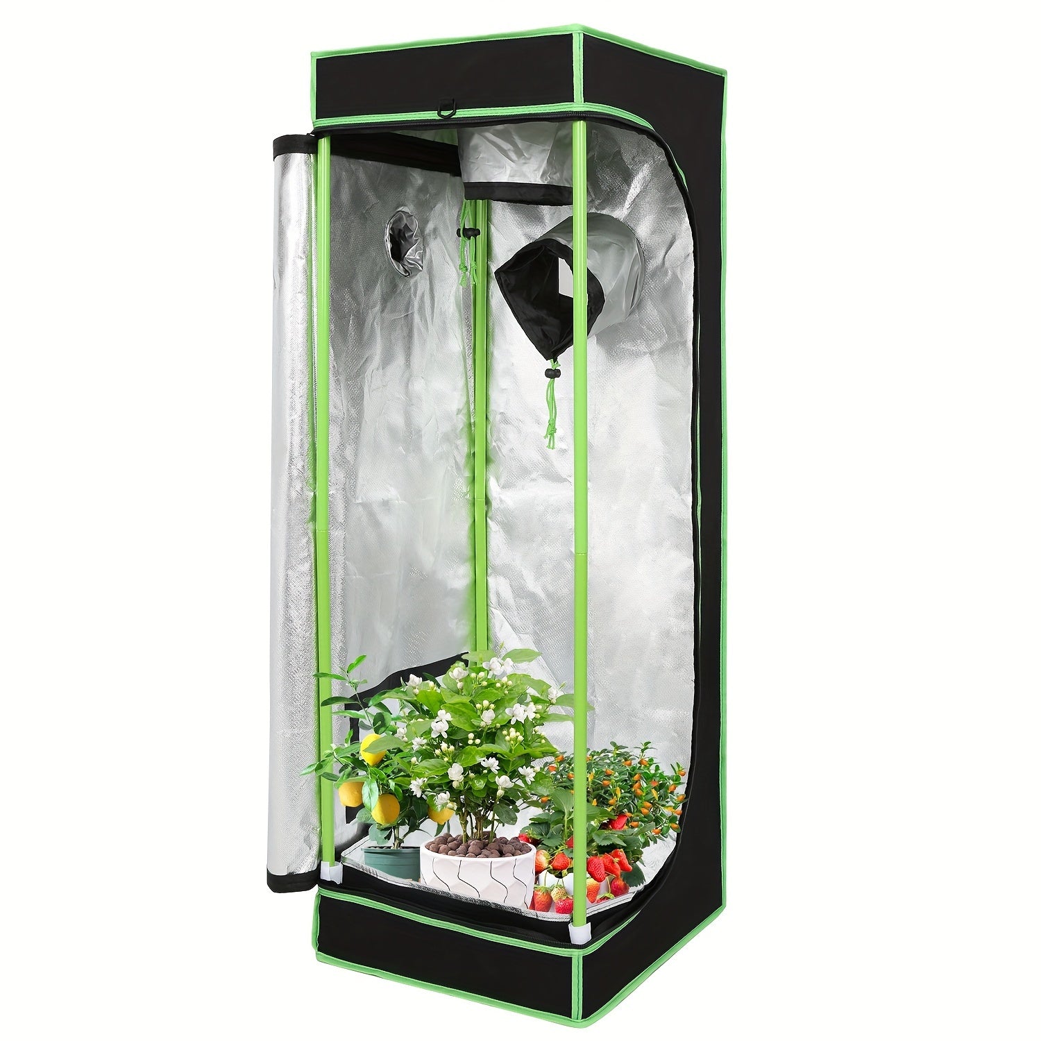 Pflanzen, wasserdicht für Pflanzen Lichtdicht und Wasserdicht Kulturzelt Indoor Growbox – Detailansicht 3